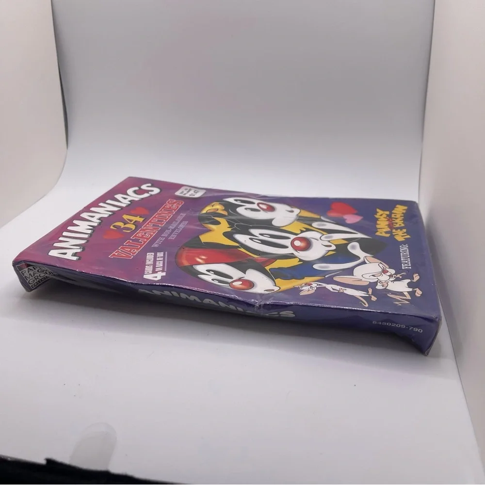 Animaniacs Pinky & The Brain Valentine’s Card Ephemera New in Box 1997 Deadstock